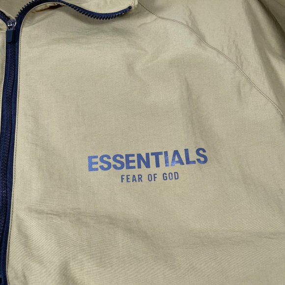 FOG ESSENTIALS Olive Green Half Zip Track Jacket - Picture 3 of 7